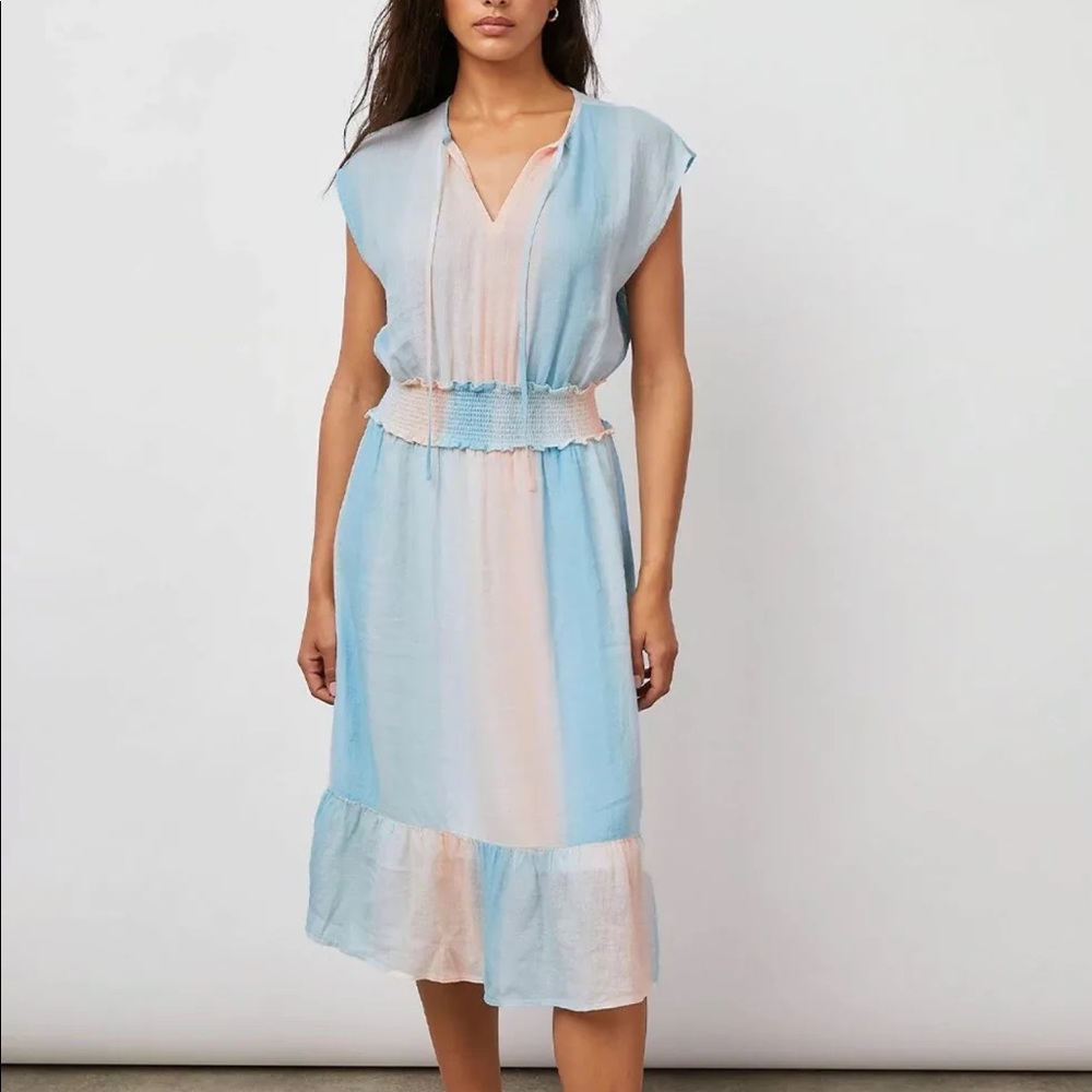 Rails - Ashlyn Sunset Gradient Midi Dress Size S
